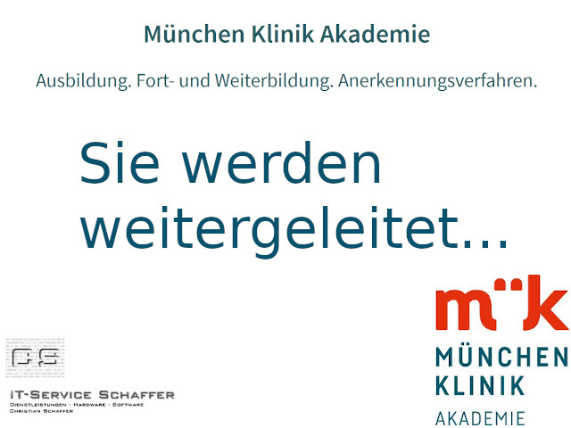 Sie werden weitergeleitet